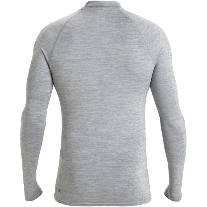 2024 Quiksilver Mens Everyday UP50 Long Sleeve Rash Vest AQYWR03131 - Quarry Heather